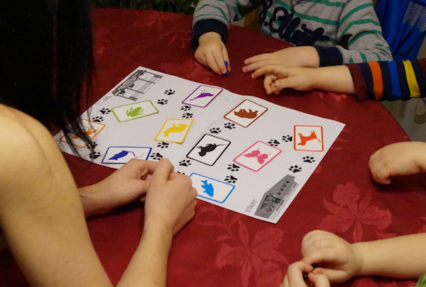 Társasjáték állatokkal